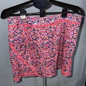 Lady Hagen Pink and Black Mosaic Mini Golf Skort